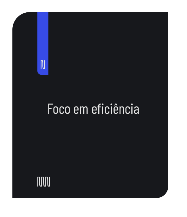 Foco em eficiência
